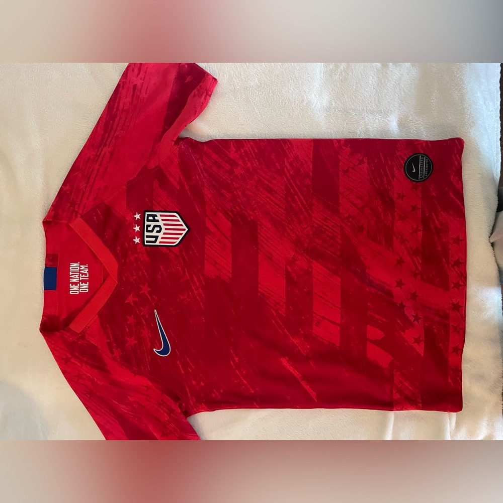 Medium Red USA Women Team #13 Morgan Nike